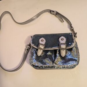 Coach Limited edition Poppy Sequin Crossbody Bag In EUC